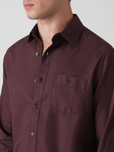 DOBBY COTTON SHIRT-Shirt - 260235170