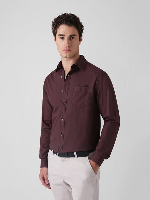 DOBBY COTTON SHIRT-Shirt - 260235175