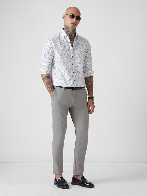 DOBBY PRINTED TAILORED SHIRT-Shirt - 260134460