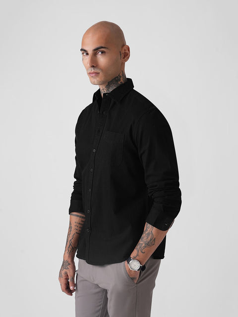 DOBBY TAILORED FULL SLEEVE SHIRT-Shirt - 251033405