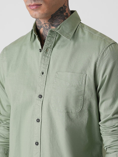 DOBBY TAILORED FULL SLEEVE SHIRT-Shirt - 251033395