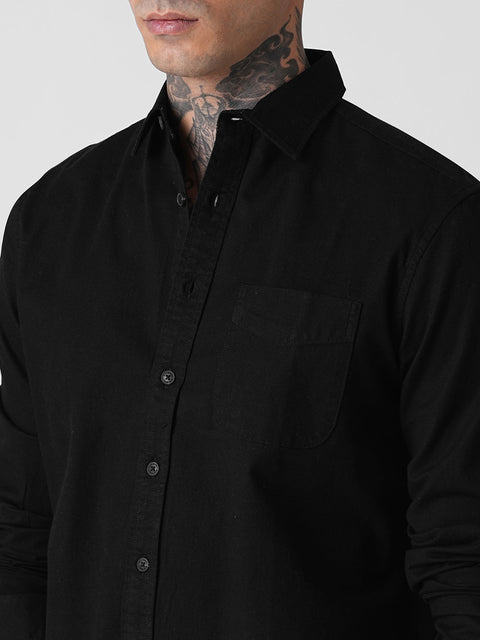 DOBBY TAILORED FULL SLEEVE SHIRT-Shirt - 251033405