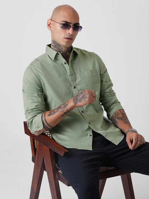 DOBBY TAILORED FULL SLEEVE SHIRT-Shirt - 251033395