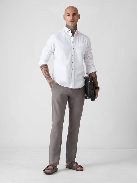 DOBBY TAILORED FULL SLEEVE SHIRT-Shirt - 251033390