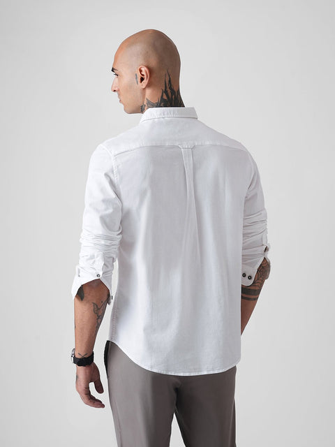DOBBY TAILORED FULL SLEEVE SHIRT-Shirt - 251033390