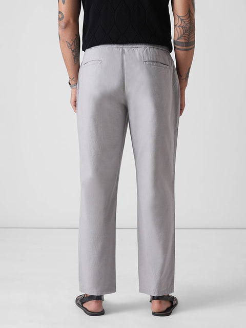 DOBBY TRAVELLER FIT TROUSERS - Trousers - 4IS1F0126