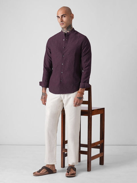 DOBBY TRAVELLER FIT TROUSERS - Trousers - 4IS1F0131