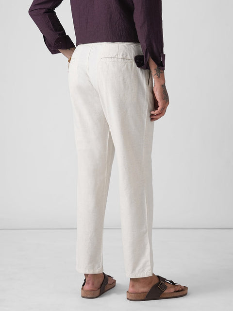 DOBBY TRAVELLER FIT TROUSERS - Trousers - 4IS1F0131