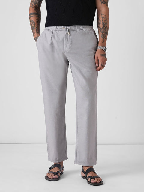 DOBBY TRAVELLER FIT TROUSERS - Trousers - 4IS1F0126