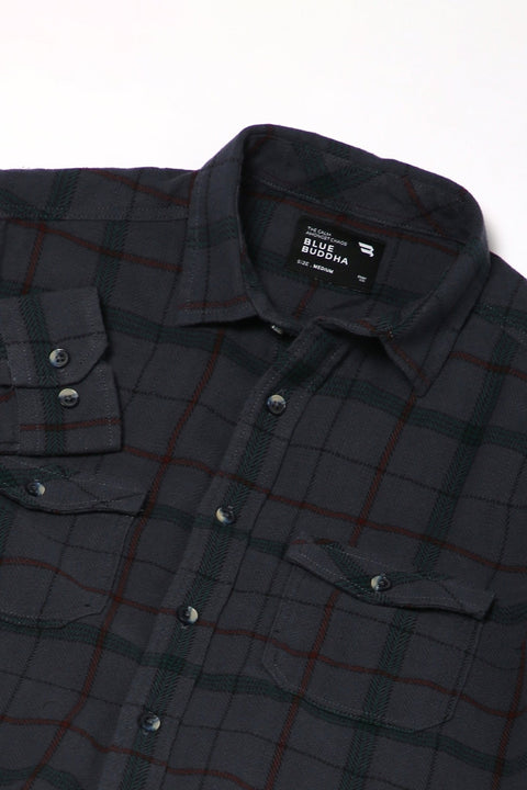 Double Pocket Checks Shirt - Shirt - 2412302399