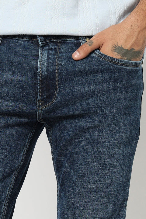 DRAK BLUE MENS ANKLE FIT JEANS - Jeans - 250810499