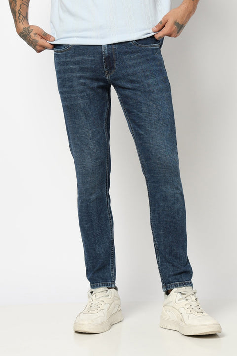 DRAK BLUE MENS ANKLE FIT JEANS - Jeans - 250810499