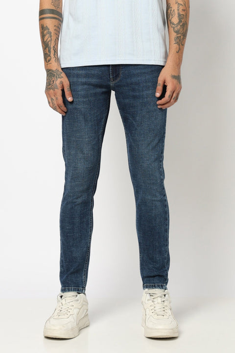 DRAK BLUE MENS ANKLE FIT JEANS - Jeans - 250810499