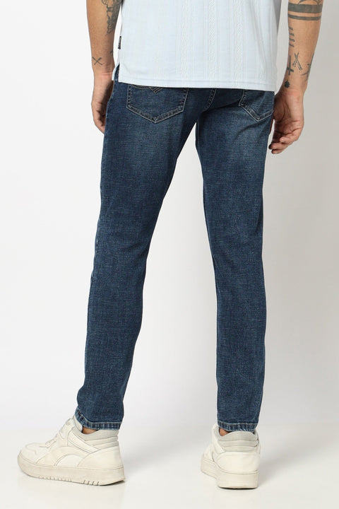 DRAK BLUE MENS ANKLE FIT JEANS - Jeans - 250810499