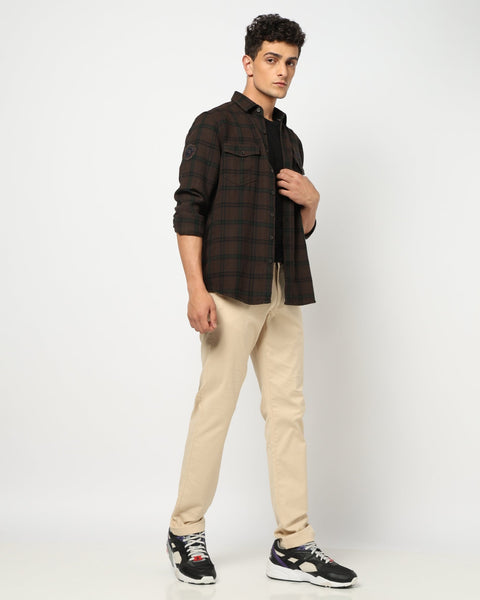 DRENOR Checked Shirt - Shirt - 241029547