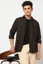 DRENOR Checked Shirt - Shirt - 241029547