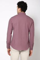 Dusty Mauve Cotton Shirt - Shirt - 240528006