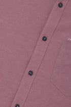 Dusty Mauve Cotton Shirt - Shirt - 240528006