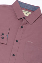 Dusty Mauve Cotton Shirt - Shirt - 240528006