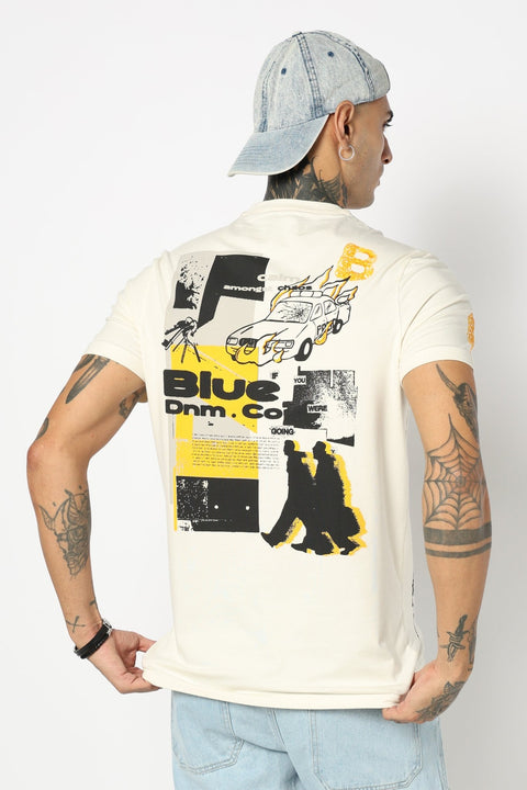 ECRU GRAPHIC PRINTED TEE - T Shirt - 2503301164