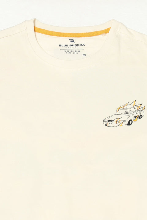 ECRU GRAPHIC PRINTED TEE - T Shirt - 2503301164