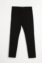 ENLOR Black Tapered Trouser - Trousers - 240340073