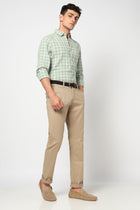 ENLOR Khakhi Tapered Trouser - Trousers - 240340079