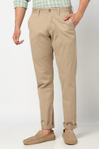 ENLOR Khakhi Tapered Trouser - Trousers - 240340079