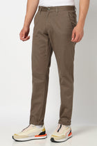ENLOR Light Olive Tapered Trouser - Trousers - 240340067