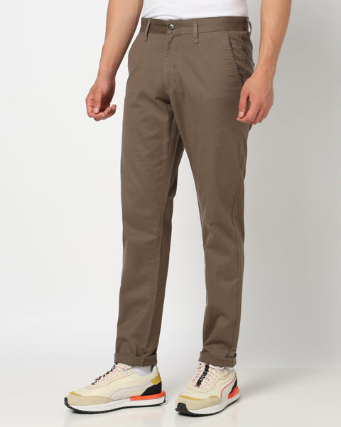 ENLOR Light Olive Tapered Trouser - Trousers - 240340067