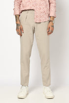 FAWN TRAVELLER FIT LINEN TROUSER - Trousers - 250740740