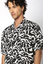 Floral Relaxed Fit Half Sleeve Shirt - Shirt - 2412302459