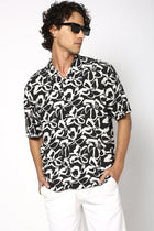 Floral Relaxed Fit Half Sleeve Shirt - Shirt - 2412302459