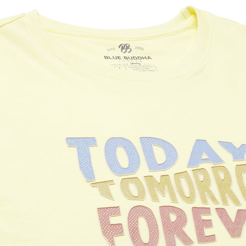 Forever Printed Cotton T-shirt - T-Shirt - 230300185