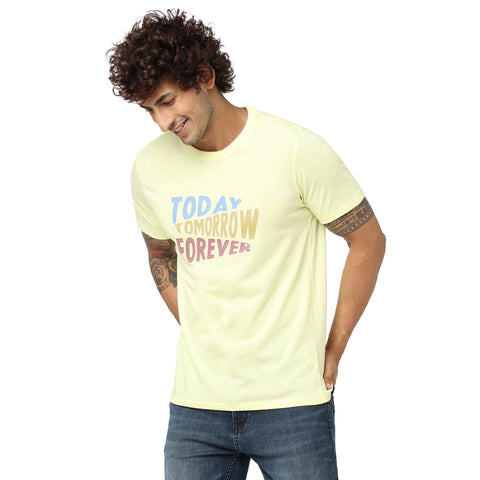 Forever Printed Cotton T-shirt - T-Shirt - 230300185