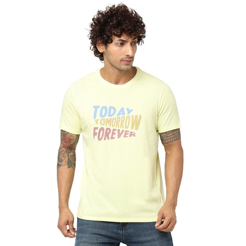 Forever Printed Cotton T-shirt - T-Shirt - 230300185