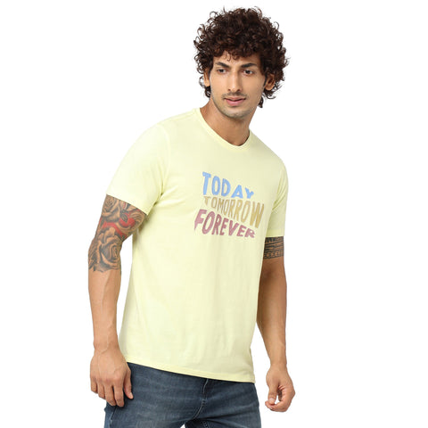 Forever Printed Cotton T-shirt - T-Shirt - 230300185