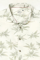 GREEN LEAF PRINTED HALF SLEEVE SHIRT-Shirts - 250531398
