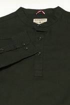 Green Solid Cotton Kurta Shirt - Kurta - 240120036