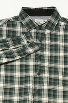 GREEN TARTAN CHECKERED COTTON SHIRT-Shirt - 250832101