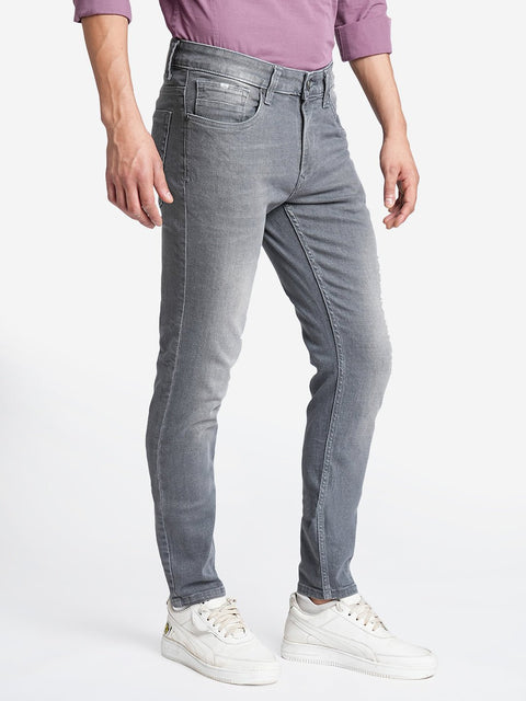 Grey Ankle Fit Jeans - Jeans - 230610461