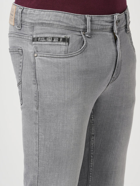 GREY ANKLE FIT TWILL JEANS - Jeans - 250910641