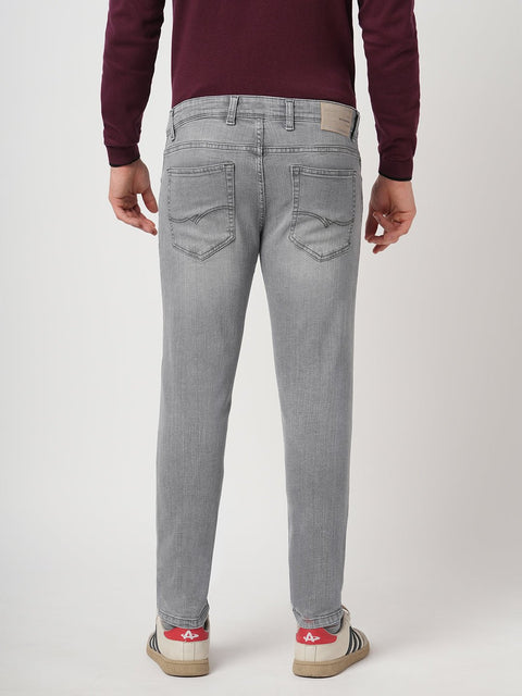 GREY ANKLE FIT TWILL JEANS - Jeans - 250910641