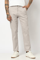 GREY MENS SLIM TRAVELLER FIT TROUSER - Trousers - 250740715