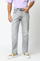 Grey Relaxed Fit Jeans - Jeans - 240110094