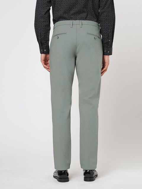 GREY SLIM FIT DOBBY TROUSER - Trousers - 251041356