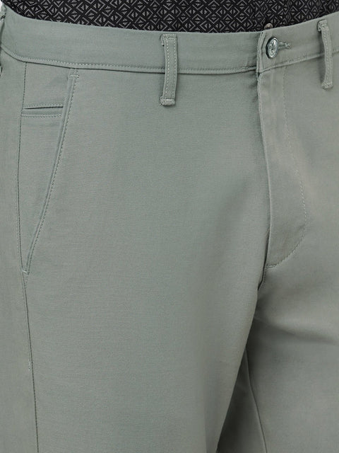 GREY SLIM FIT DOBBY TROUSER - Trousers - 251041356