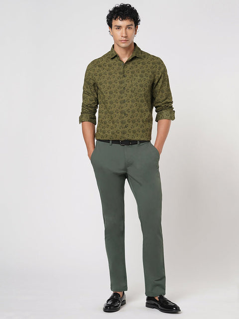 GREY SLIM FIT PLAIN TROUSER - Trousers - 251141532