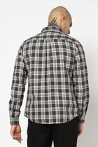 GREY WINDOWPANE CHECKERED SHIRT-Shirt - 250731966