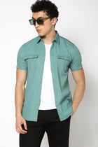 Half Sleeve Double Pocket Shirt - Shirt - 230524907